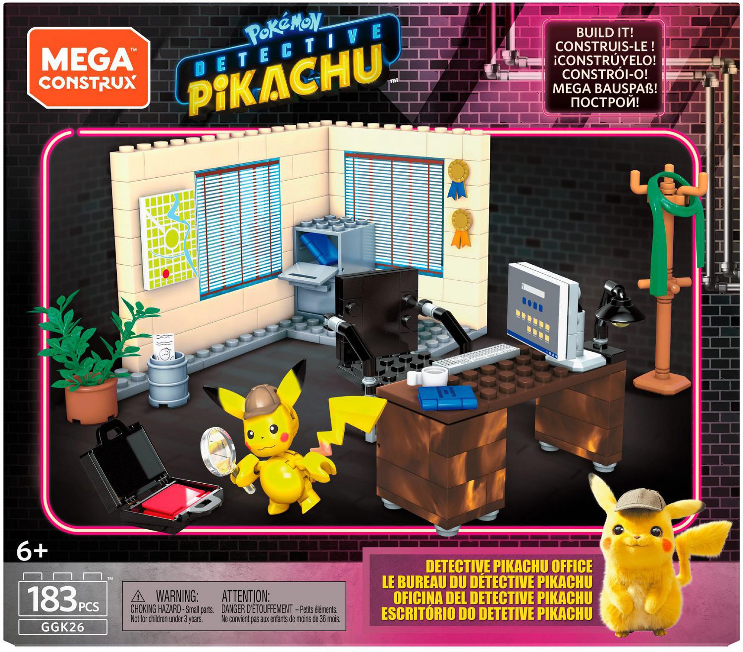 mega construx detective pikachu