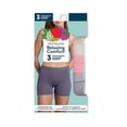 thumbnail image 2 of Women's Relaxing Comfort Boxer Brief Underwear, Assorted 3 Pack, 2 of 5