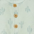 thumbnail image 3 of modern moments™ by Gerber® - Short Sleeve Long Leg Romper - Palm Trees, 3 of 5