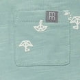 thumbnail image 2 of modern moments™ by Gerber® - Short Sleeve Romper - Teal Paper Boat, 2 of 5