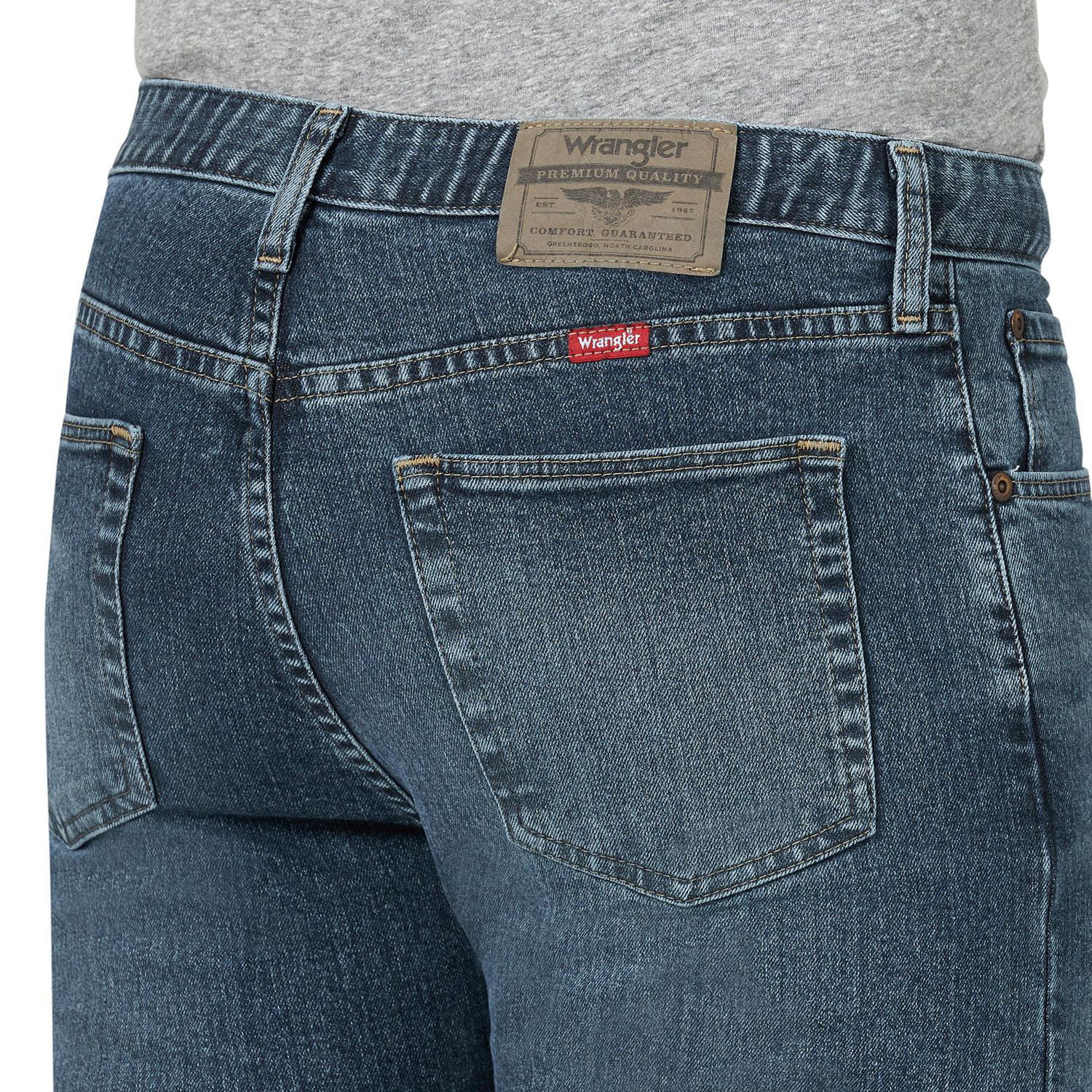 Wrangler Jeans Mens 33X30 Blue Straight Leg Denim Mid Rise Relaxed Fit –  Goodfair