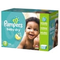 thumbnail image 2 of Pampers Baby Dry Diapers Giant Pack, 2 of 4