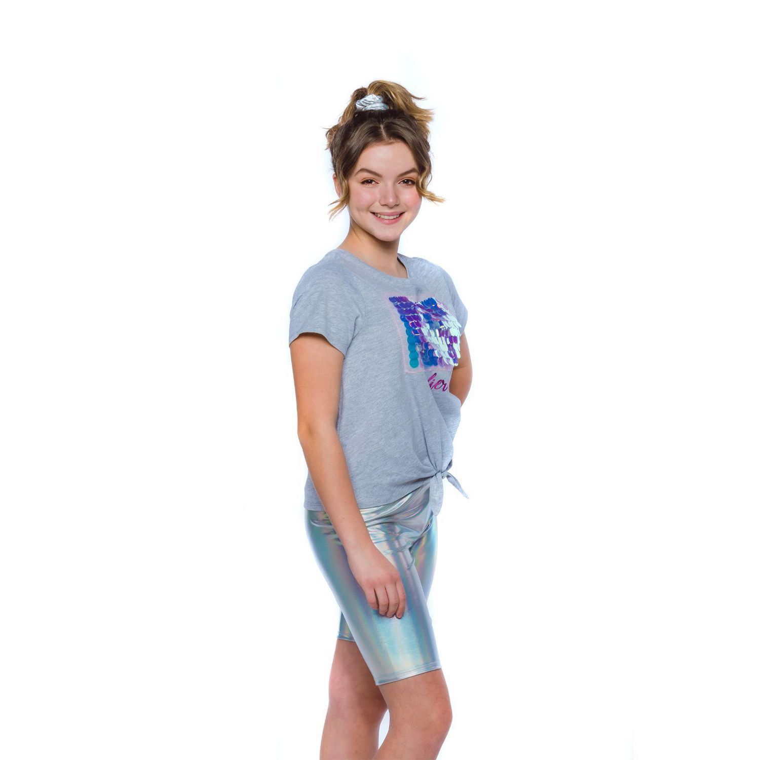 Fille Mini Pop Kids Be Fierce Box Front Tie Top