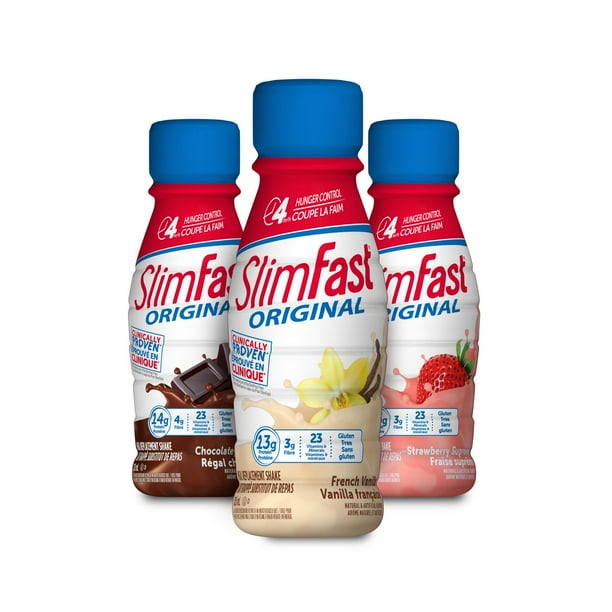 Nutrition Avancée mélange de substitut de repas, 312 g, crème à la vanille  – SlimFast : Poudre et mélange