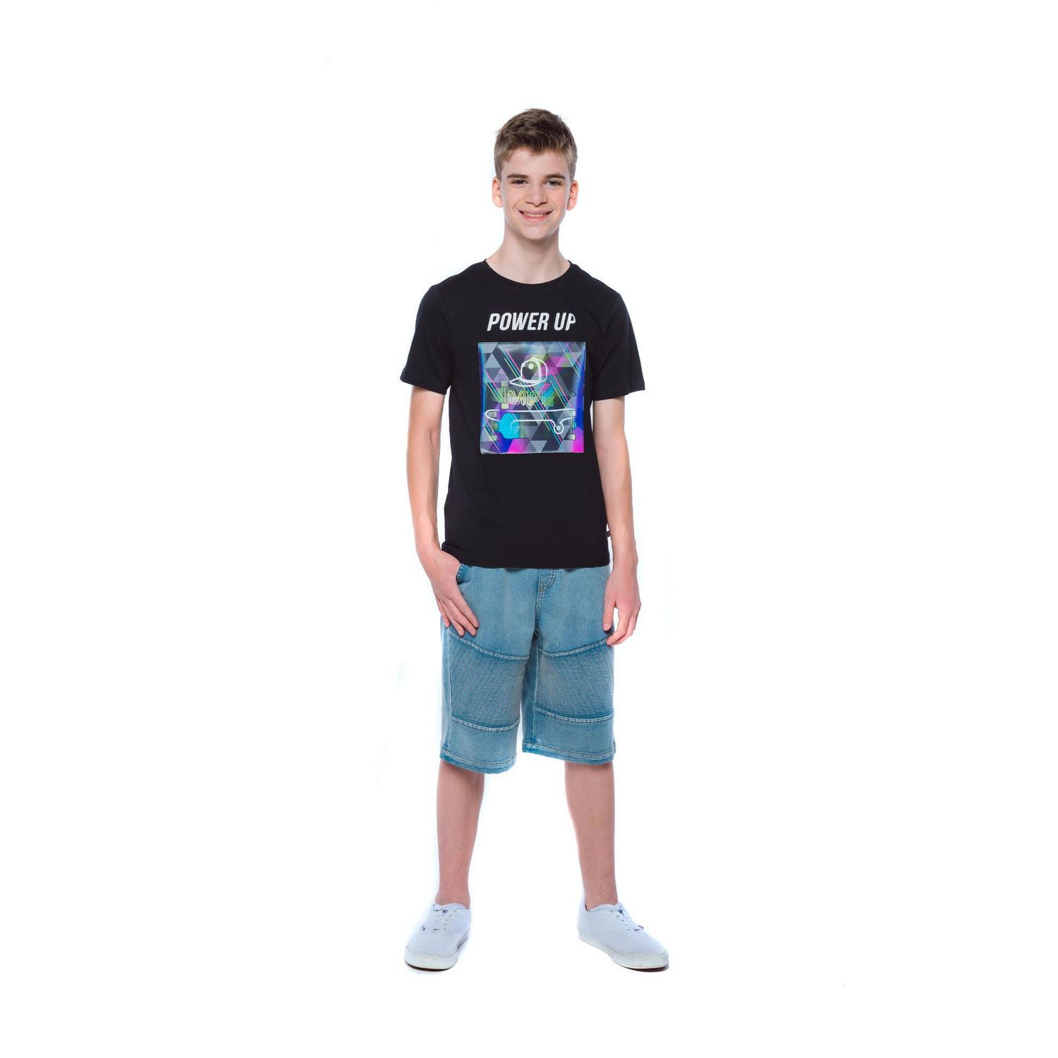 Boys Mini Pop Kids Power Up T-Shirt