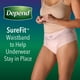Sous-vêtement d’incontinence de nuit Night Defense de Depend pour femmes 14 Unités – image 4 sur 6