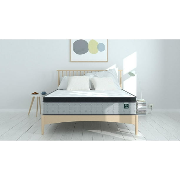 Zinus 12 Inch Comfort Support Pocket Spring Hybrid Mattress / Euro Top