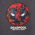 thumbnail image 3 of Marvel Mens Deadpool Badge Short Sleeve Crew Tee, 3 of 3