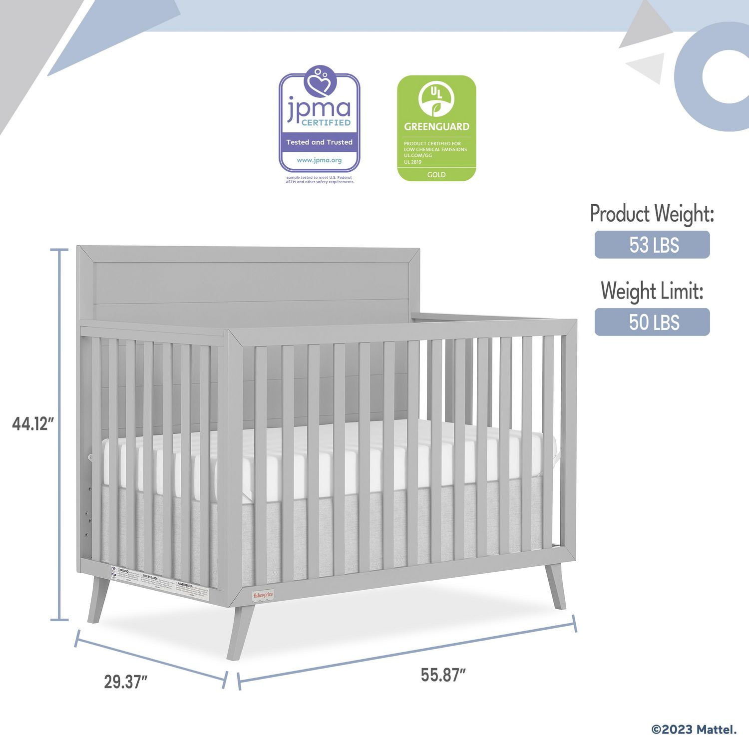 Sanibel 4 in 1 crib store moon dust