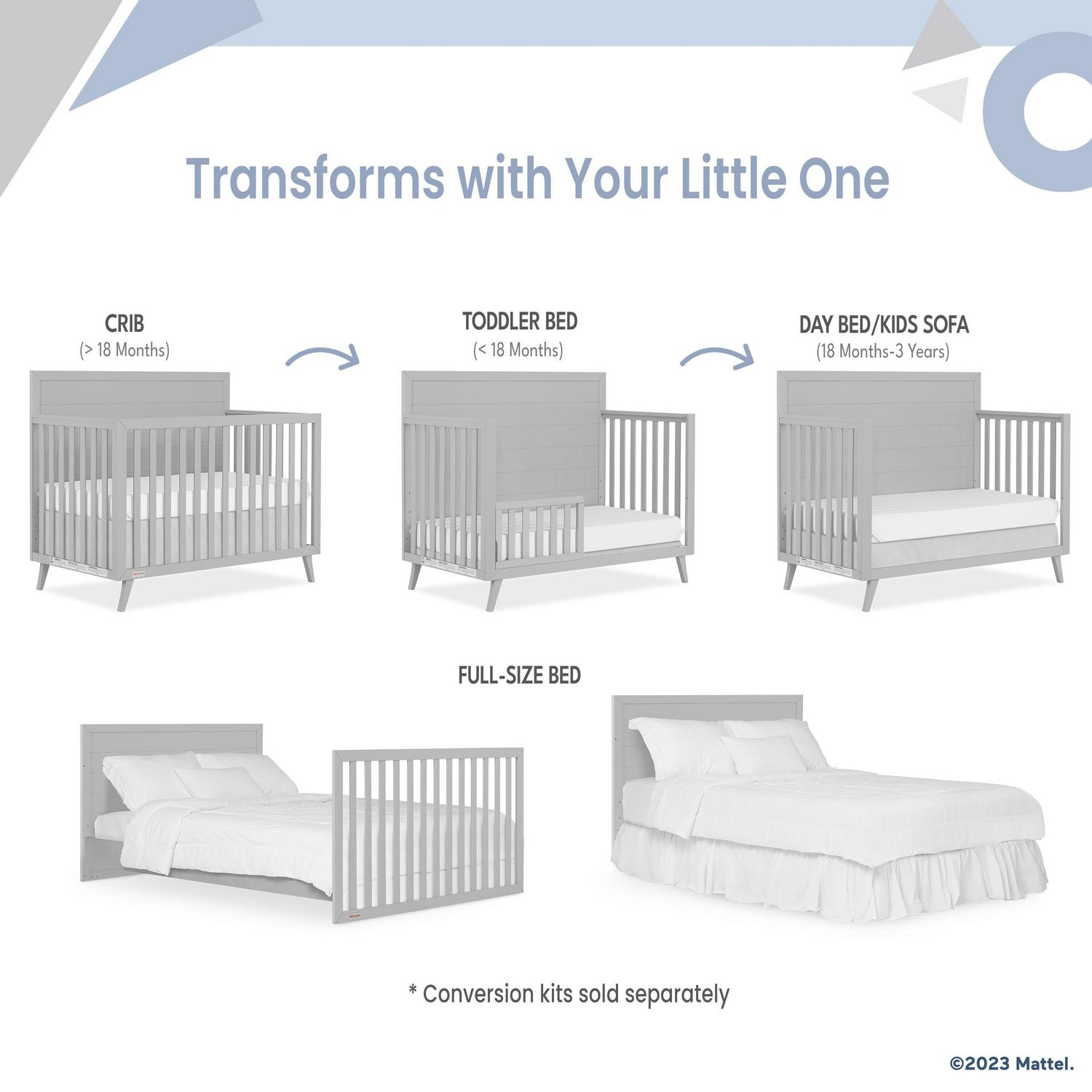 Fisher price conversion kit for crib to store full size bed