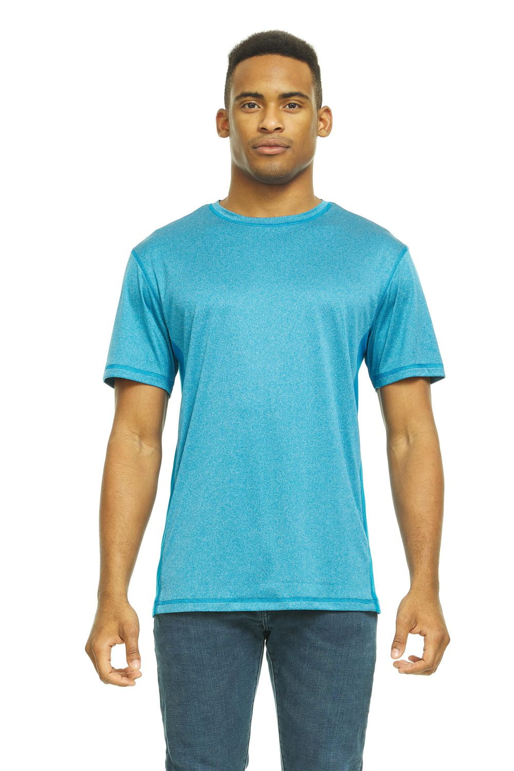 Swiss Tech Mens Short Sleeve Sun Protection Tee