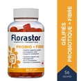 thumbnail image 2 of Florastor Probiotic + Fibre Gummies for Digestive Health and Constipation Relief, Peach Lemonade Flavor, 56 Gummies, 2 of 10