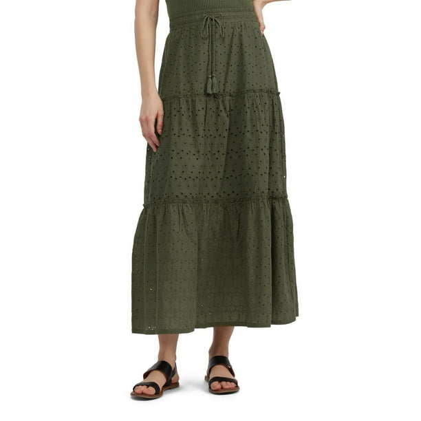 Mexx Women’s Eyelet Skirt with Elastic Waist, Sizes xsxl Walmart.ca