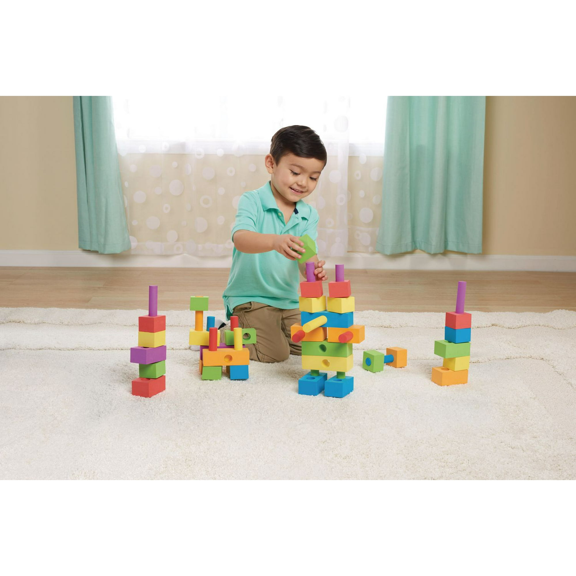 41 Piece Construction Foam Blocks for Kids, Toys \ Toys of newborns Toys \  Building blocks