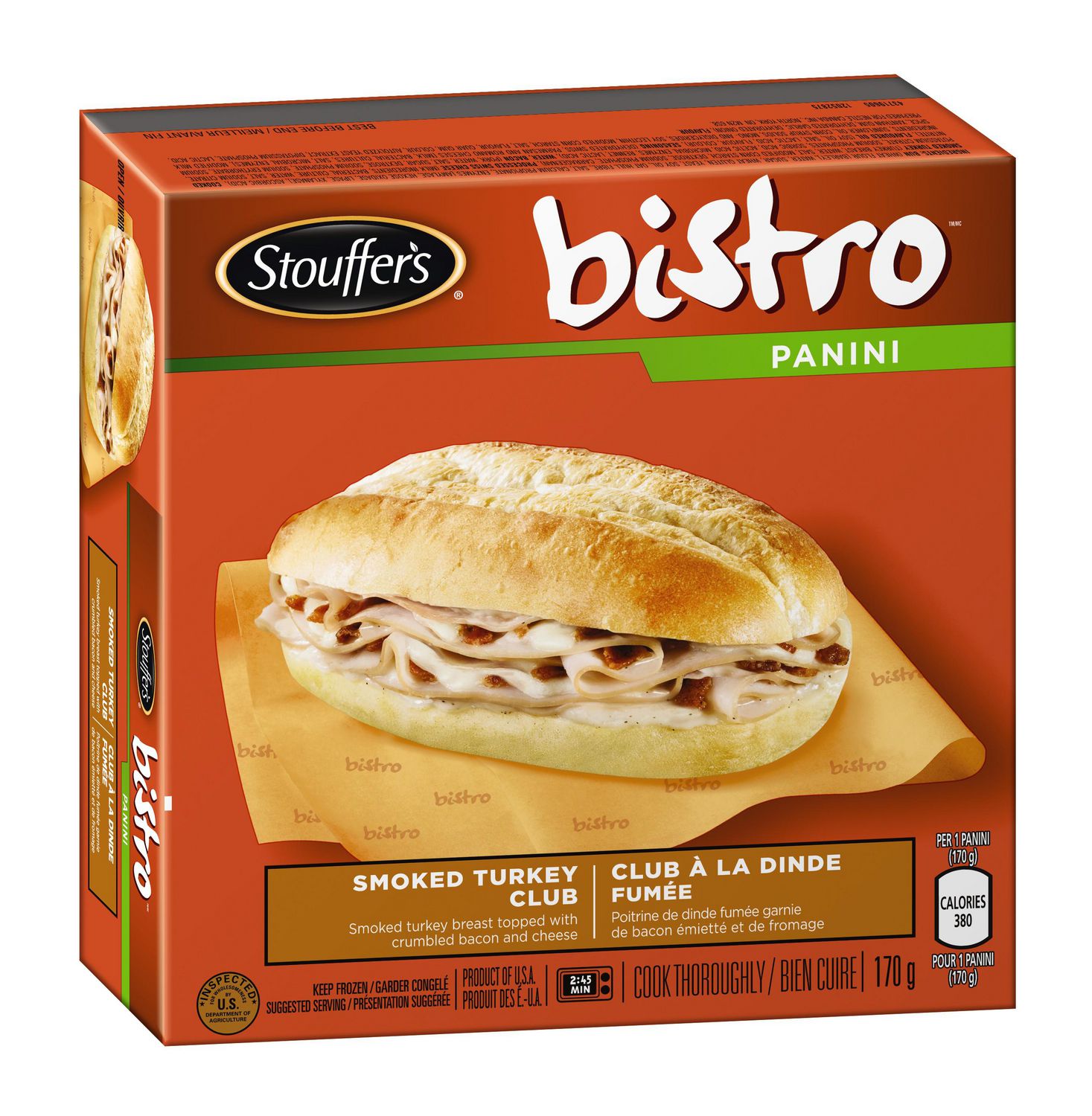 Stouffer's Bistro Panini Smoked Turkey Club at  | Walmart Canada