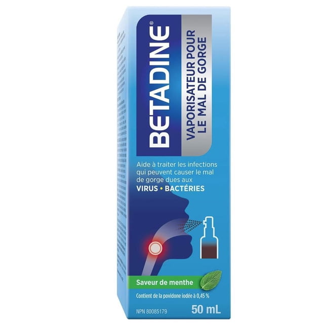 Betadine Spray pour la gorge 50 ml