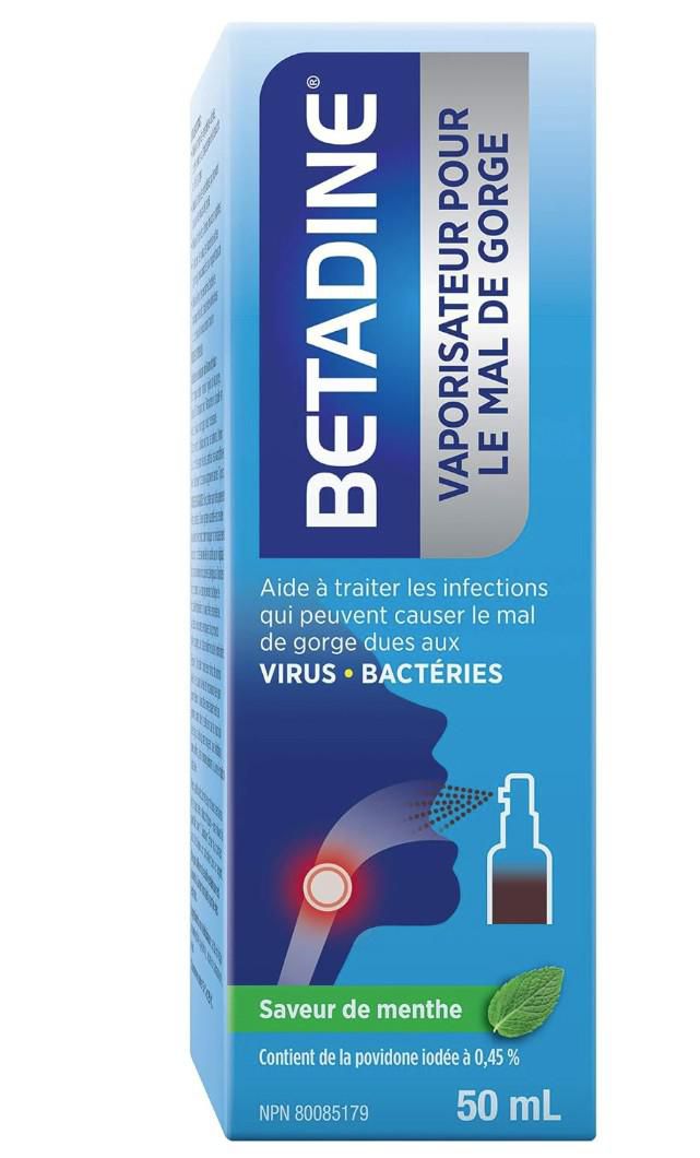 Betadine Sore Throat Spray 50mL