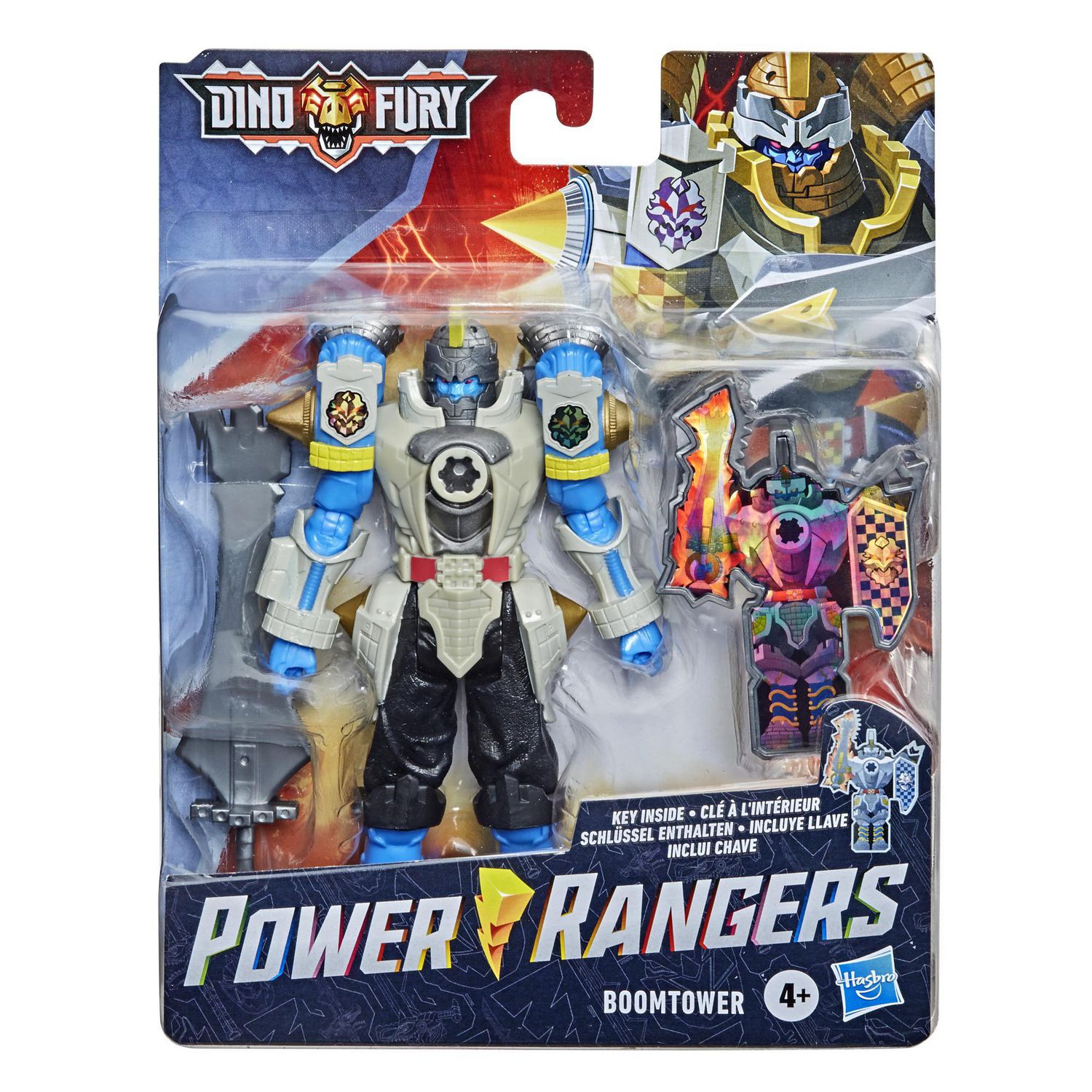 Power Rangers Dino Fury Boomtower 6-Inch Villain Action Figure Toy