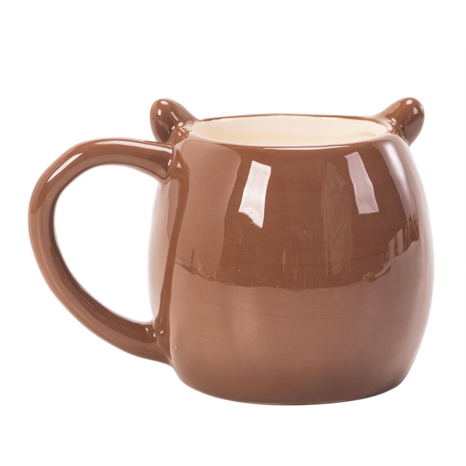 Mainstays Brown UGH Ceramic Mug, 16.91 oz, 1 piece, 500ml, ceramic