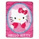Hello Kitty Jeté en peluche - rose foncé – image 1 sur 1