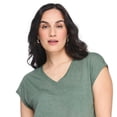thumbnail image 4 of George Women's V-Neck Dolman-Sleeve Top, 4 of 6