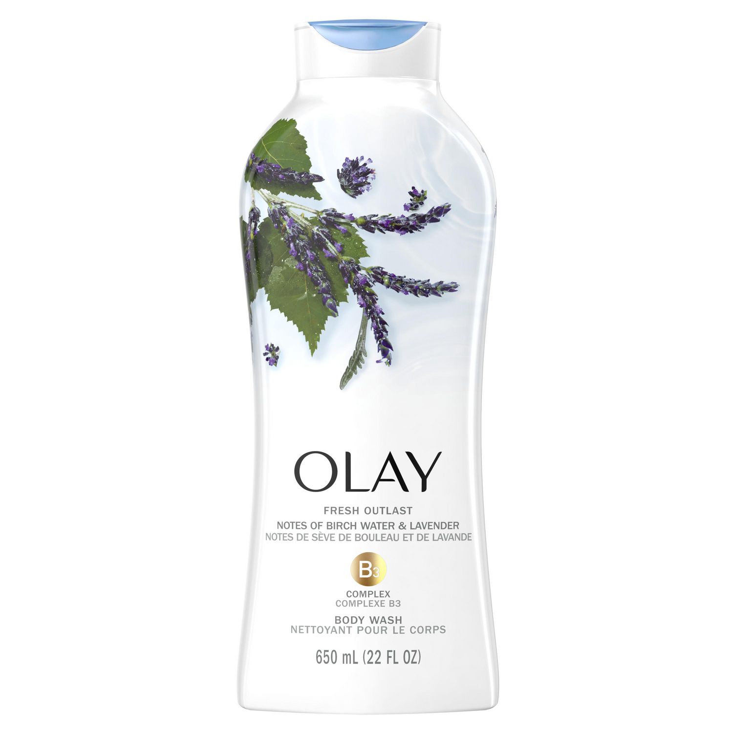 Olay Fresh Outlast Purifying Birch Water & Lavender Body Wash Walmart Canada