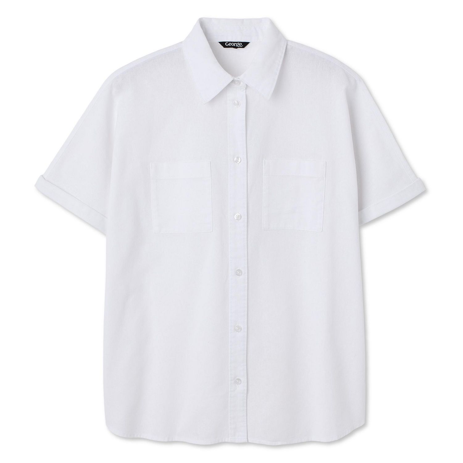 Chemise de camp en mélange lin George pour femmes