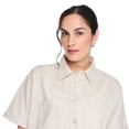 thumbnail image 4 of George Women's Linen-Blend Camp Shirt, 4 of 6