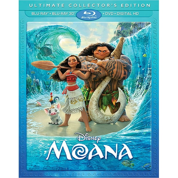 Moana (Blu-ray 3D + Blu-ray + DVD + HD Numérique)