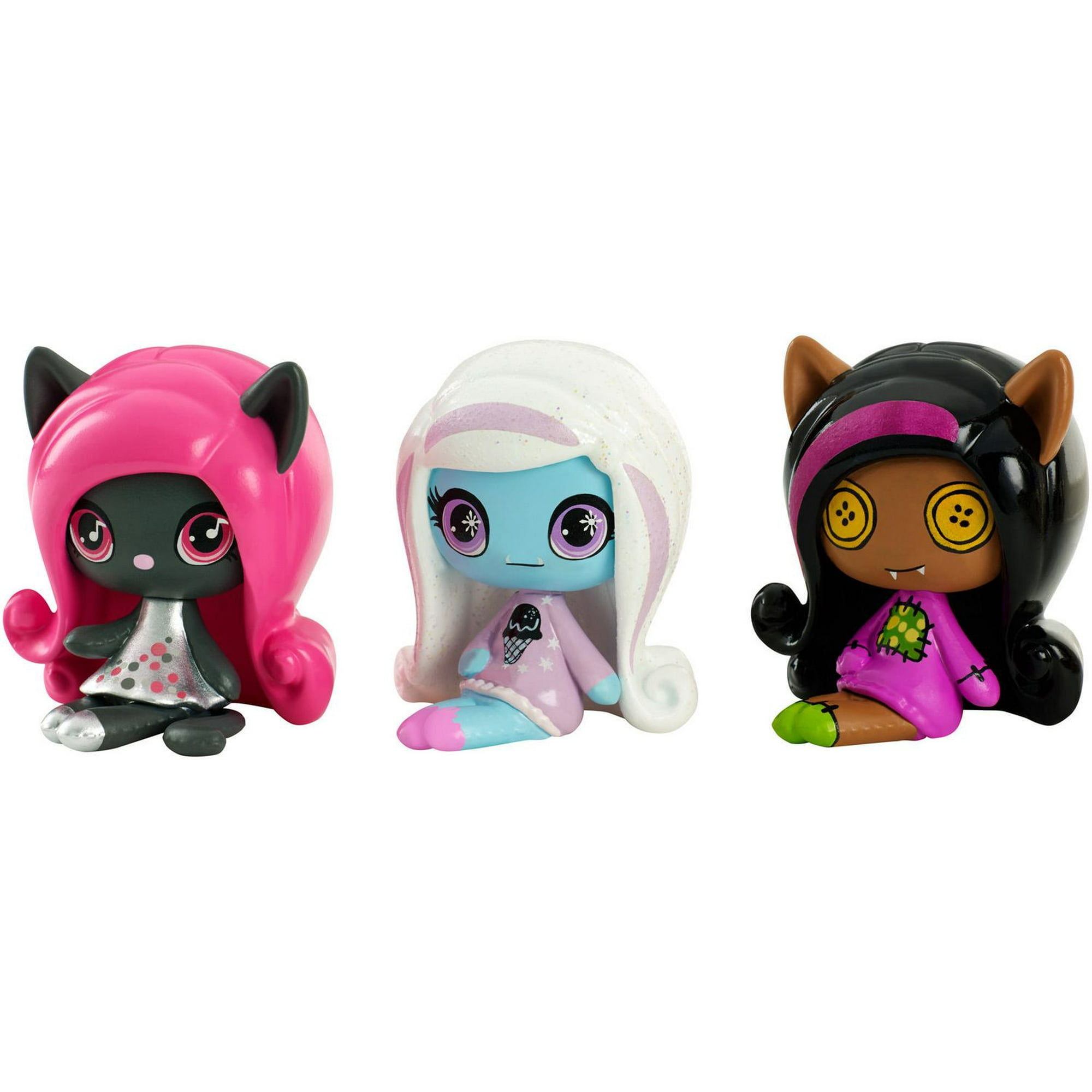 Monster High Minis Rag Doll Ghouls Clawdeen Wolf, sparkling Candy Ghouls  Abbey Bominable and Original Ghouls Catty Noir Figures, 3 Pack - Walmart.ca