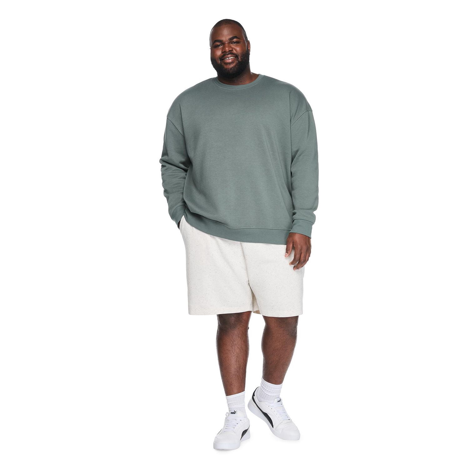 George Big Men's Crew Neck Sweatshirt