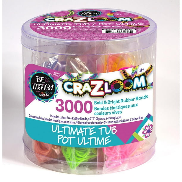 Be Inspired CraZLoom 3000pc rubber bands Walmart.ca