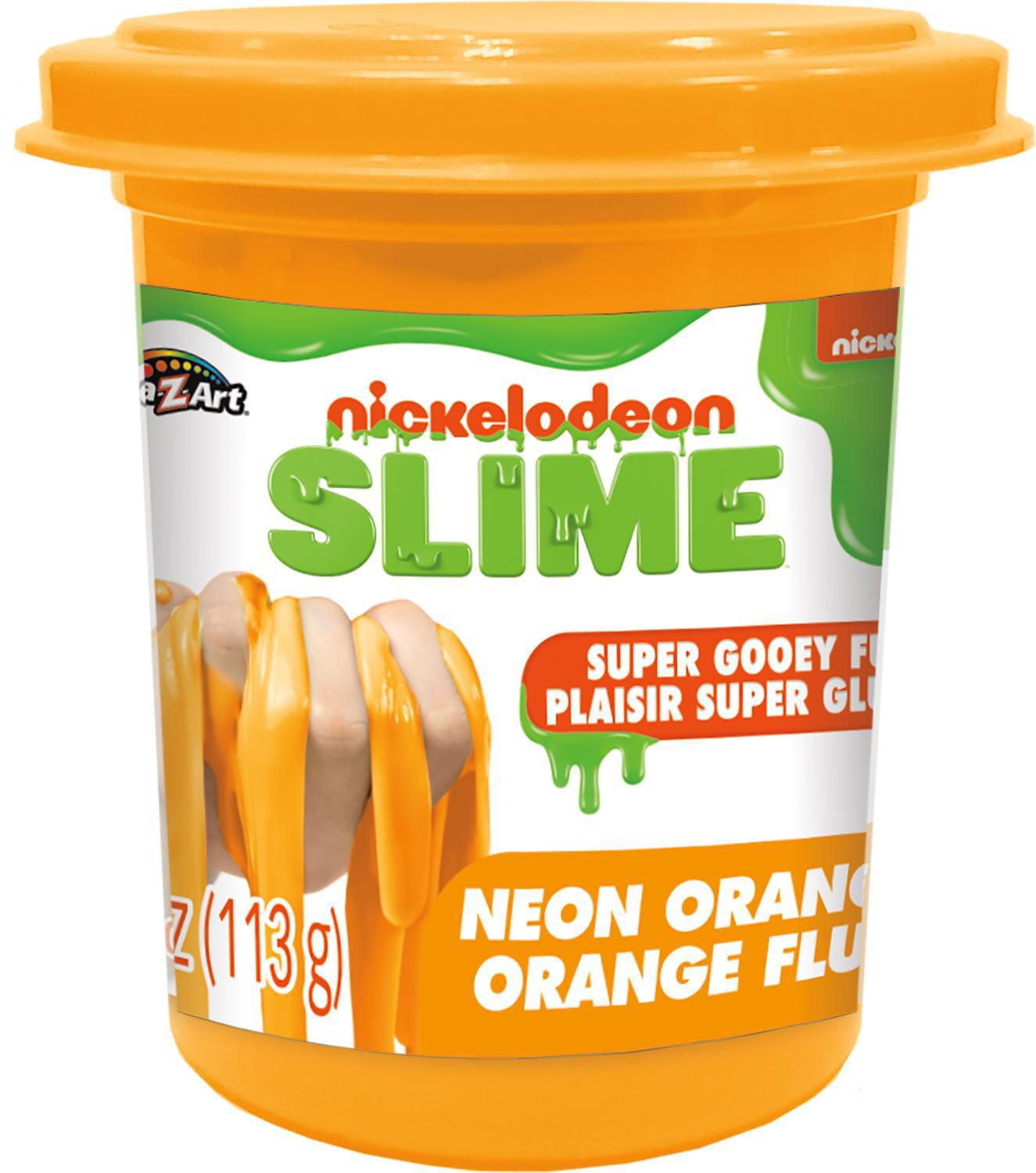 Nickelodeon 4oz Premade Slime Neon Orange Walmart Canada