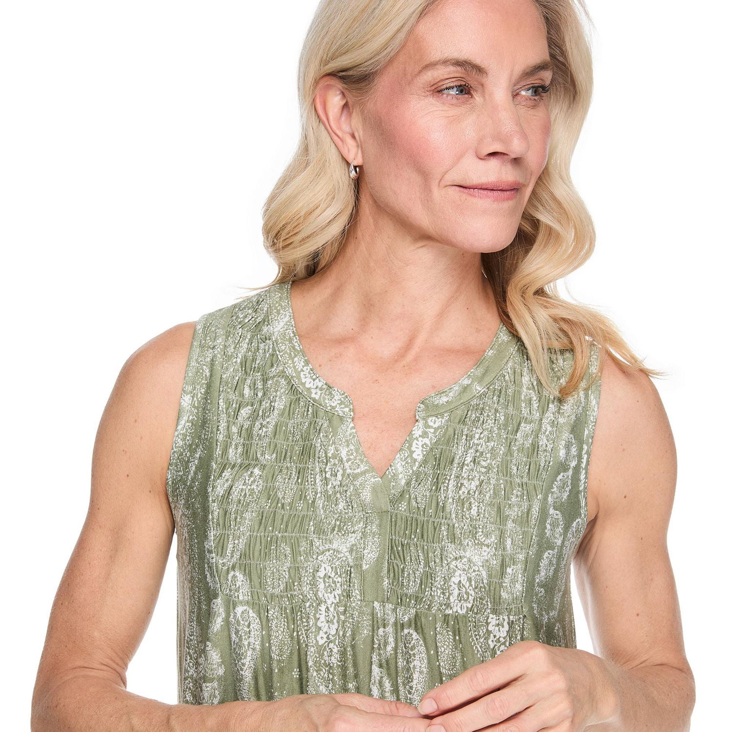 Haut imprimé avec bordure Iyla pour femmes