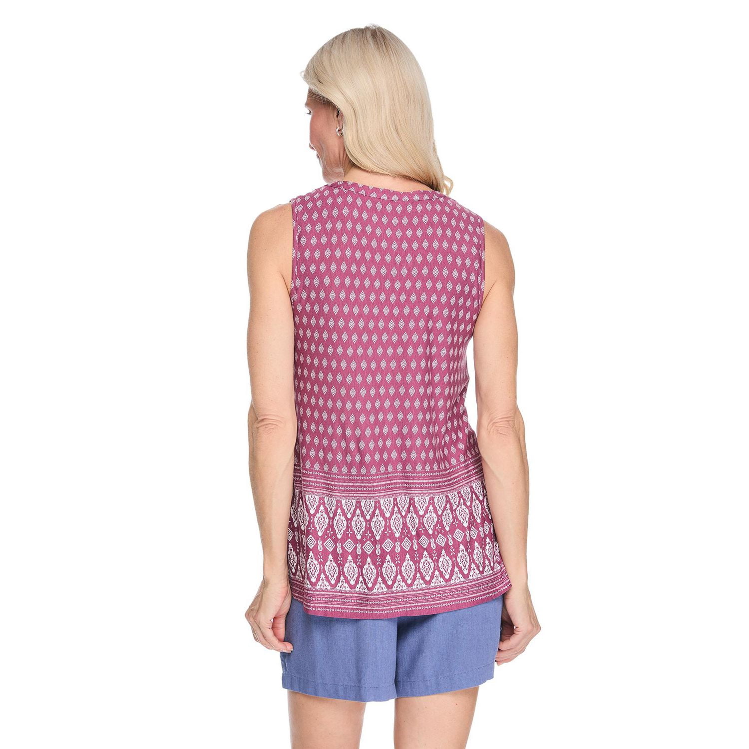 Iyla Women's Border Printed Top