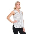 thumbnail image 2 of Iyla Women's Crinkle Sleeveless Blouse, 2 of 6