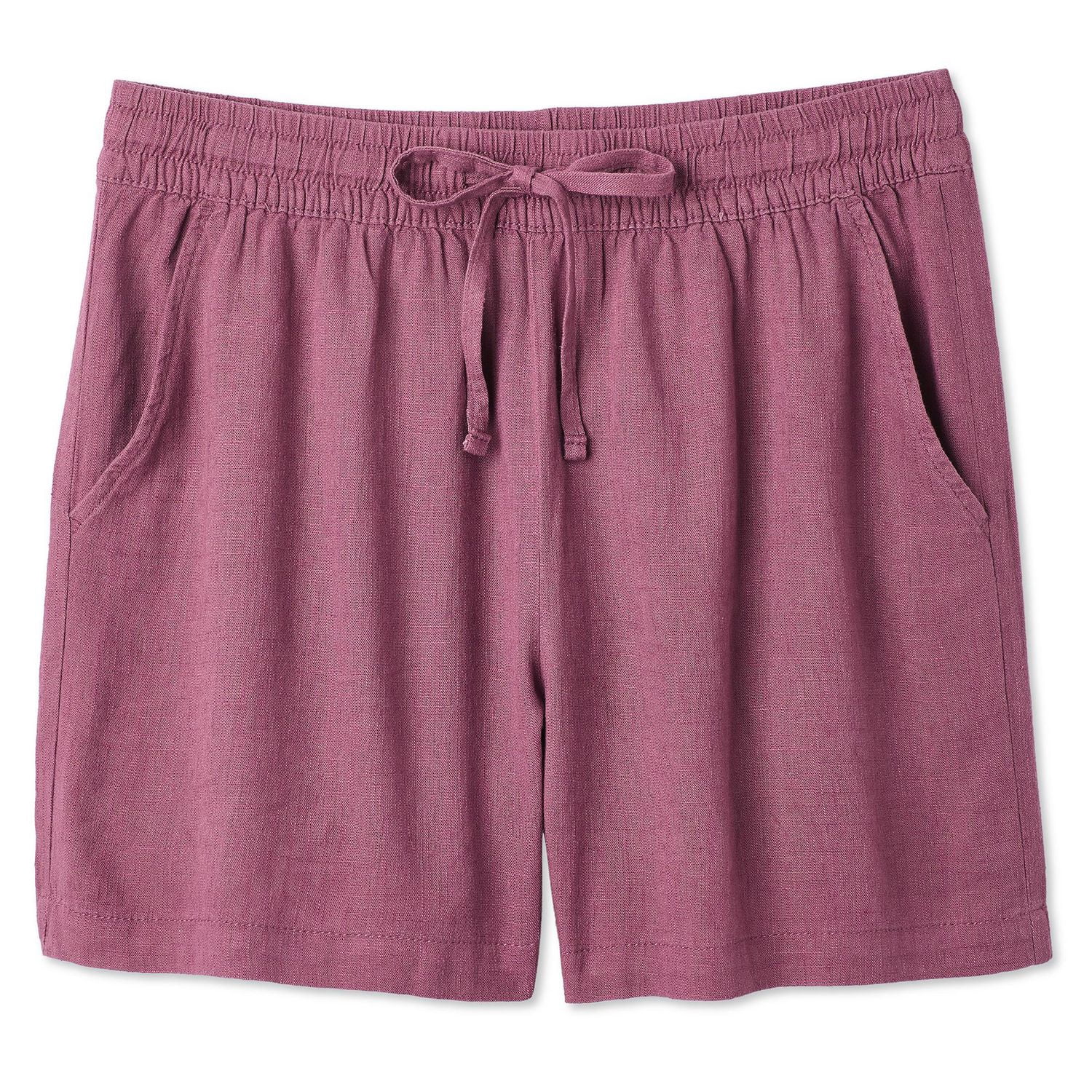 Short en mélange de lin Iyla pour femmes