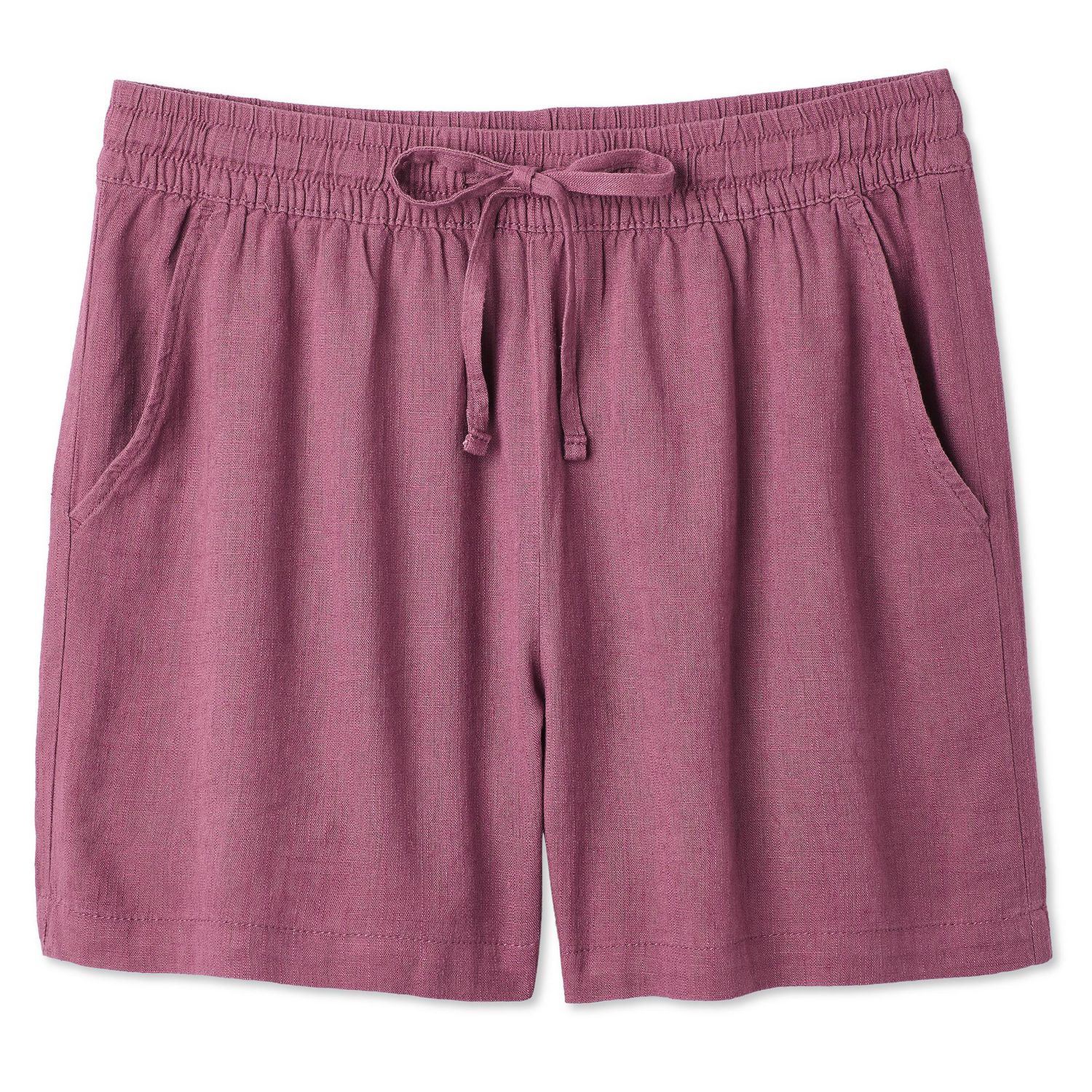 Short en mélange de lin Iyla pour femmes