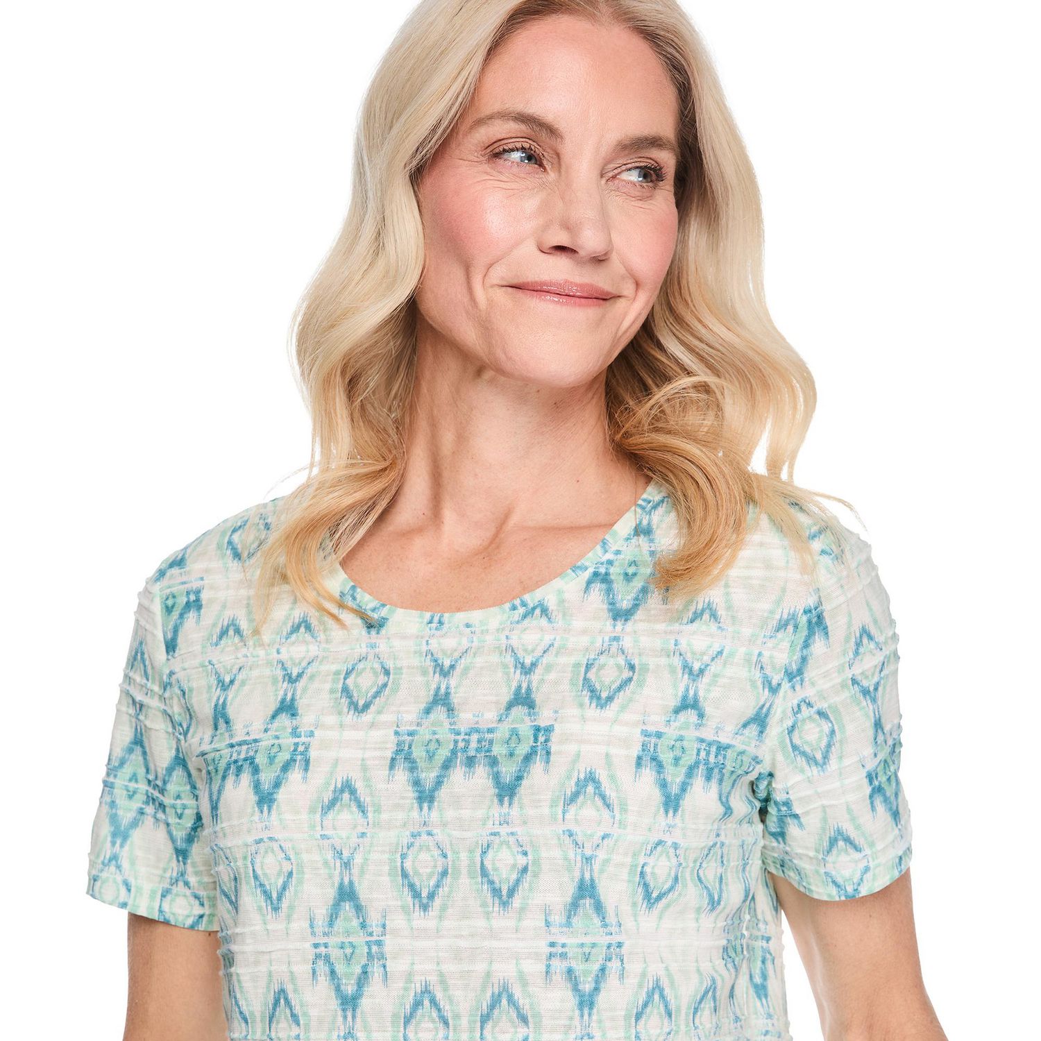 T-shirt imprimé en jacquard Iyla pour femmes