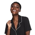 thumbnail image 4 of Como Blu Women's Three Piece Pajama Set, 4 of 6
