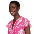 thumbnail image 4 of George Women's Printed Flutter-Sleeve Dress, 4 of 6