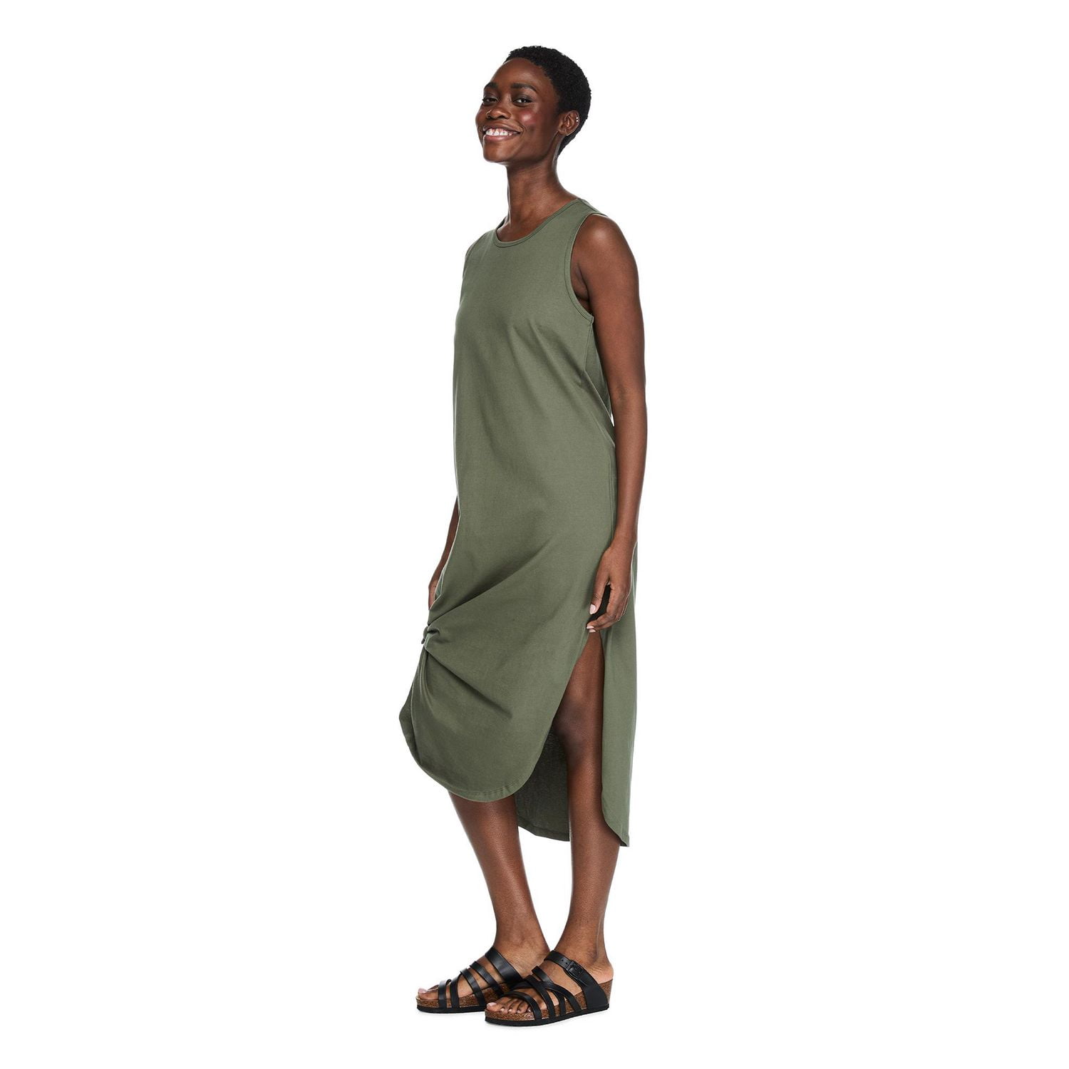 Robe débardeur nouée sur le devant George pour femmes