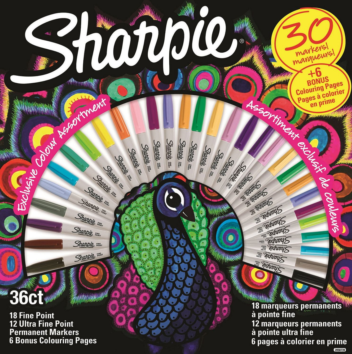 sharpie coloring set