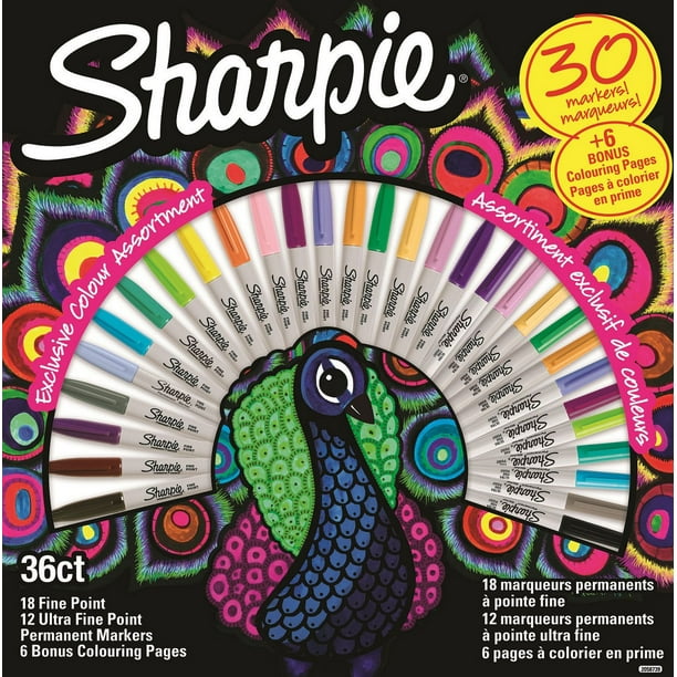 Sharpie édition special paquet de 30 Marqueurs permanents