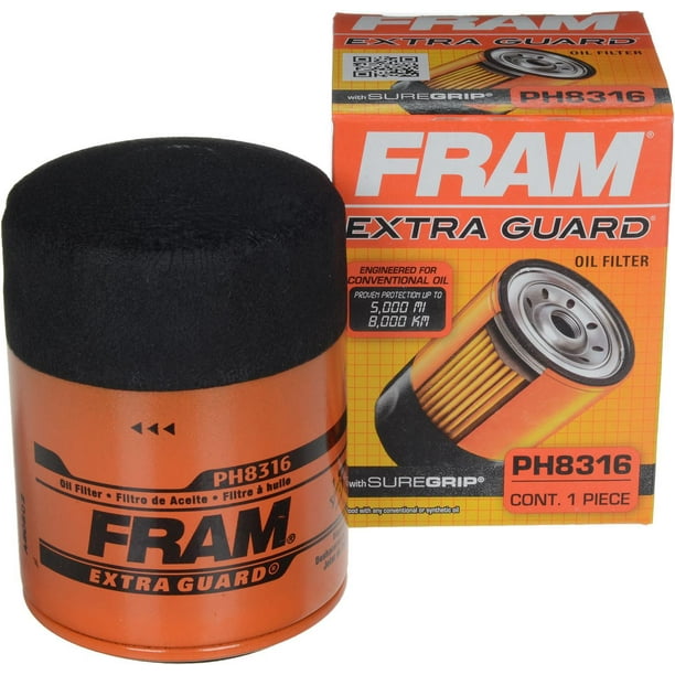 Filtre à huile PH8316 Extra Guard de FRAM