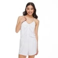 thumbnail image 1 of No Boundaries Women's Shirred Romper, 1 of 6