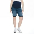 thumbnail image 1 of Paisley Sky Maternity Jegging Bermuda Short, 1 of 6