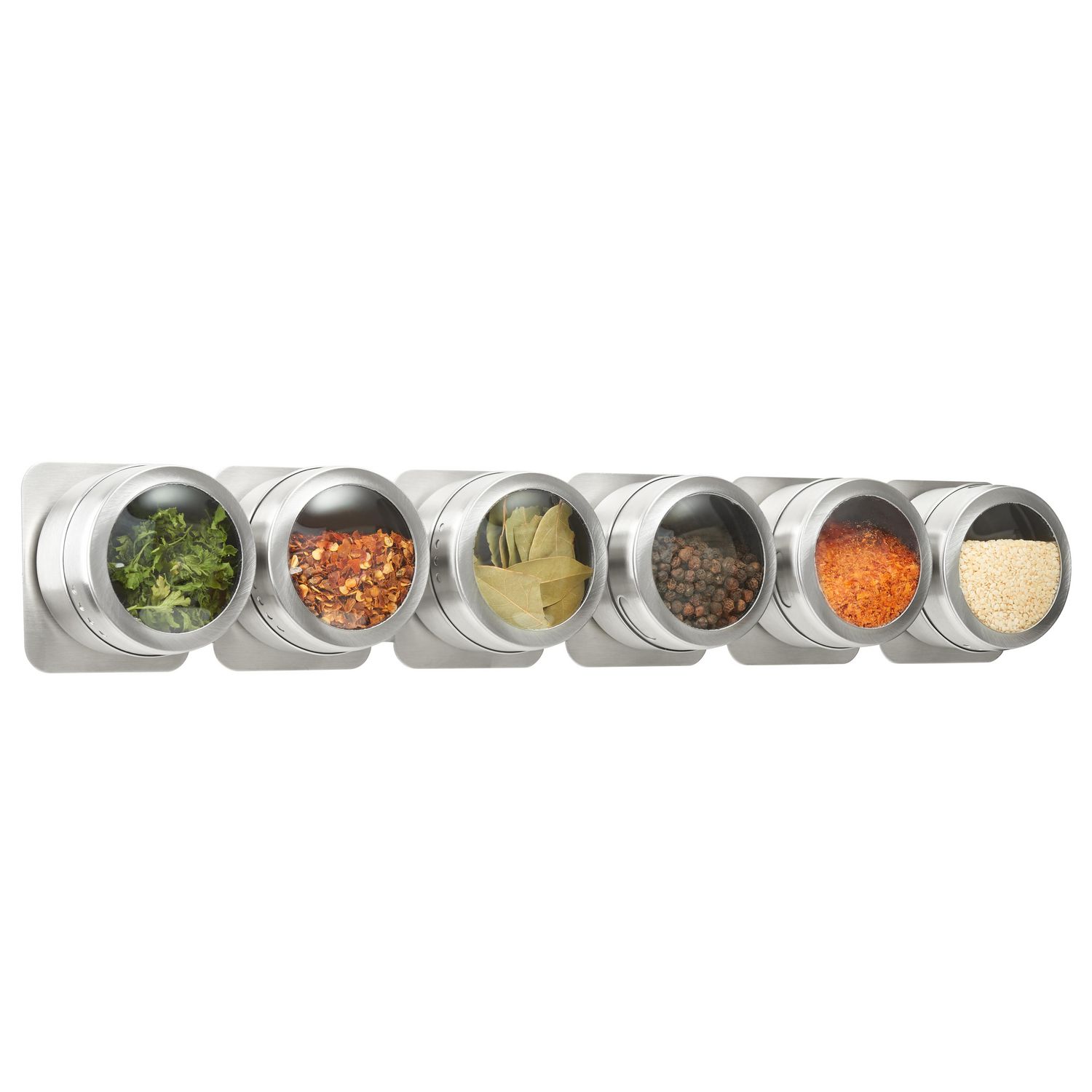 TRUDEAU 6 JAR MAGNETIC SPICE RACK Magnetic spice rack Walmart.ca