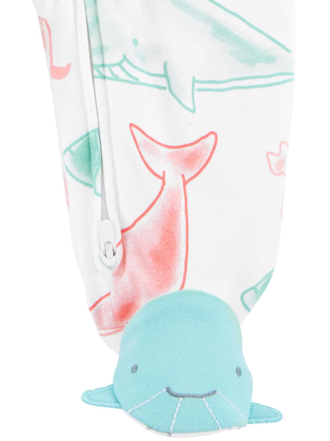 Child of Mine made by Carter's Newborn Girls' Sleep N Play Outfit - Sea Creatures