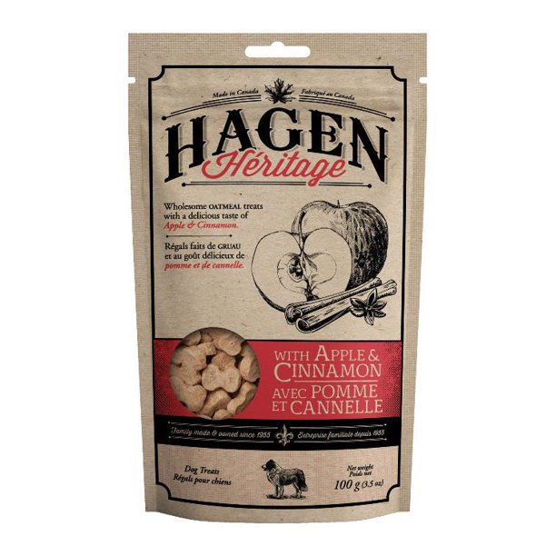 Hagen Héritage Régals pour chiens pomme cannelle, 100 g